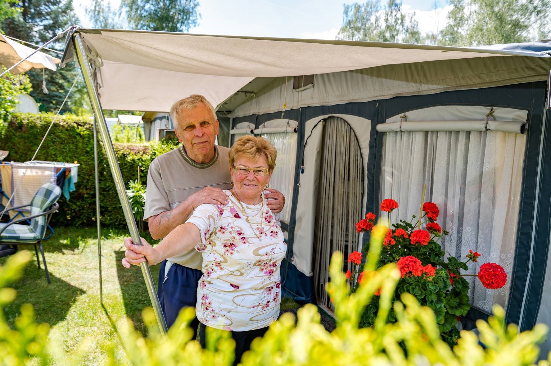 Das sonnige Leben der Dauercamper