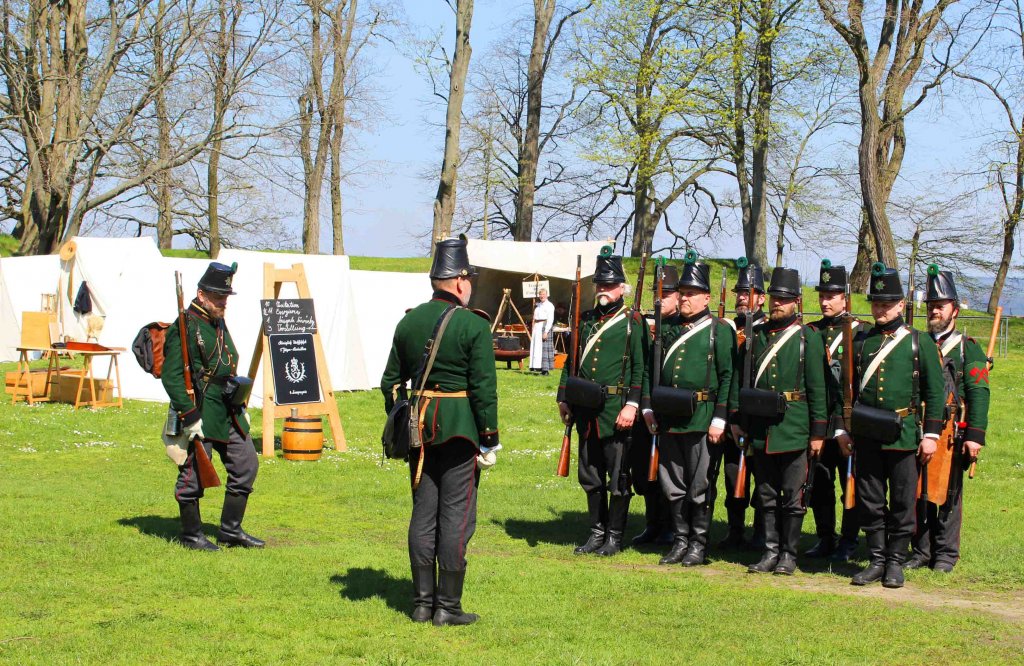 Exerzierübung auf der Festung Königstein