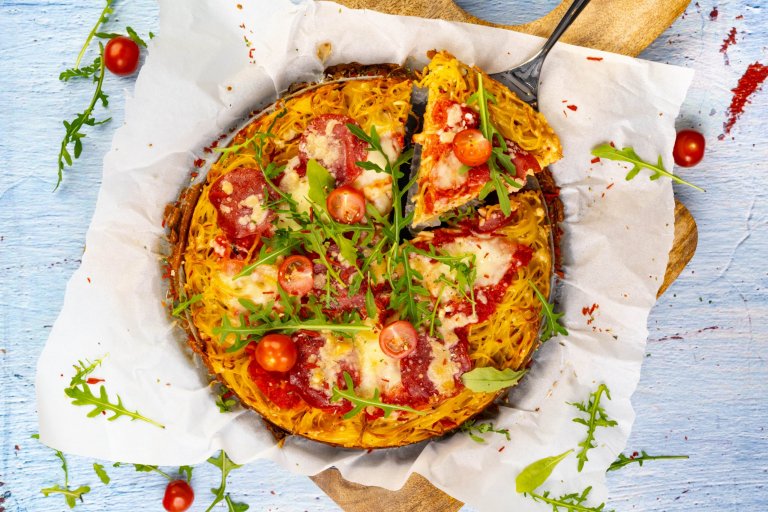 Spaghetti-Pizza