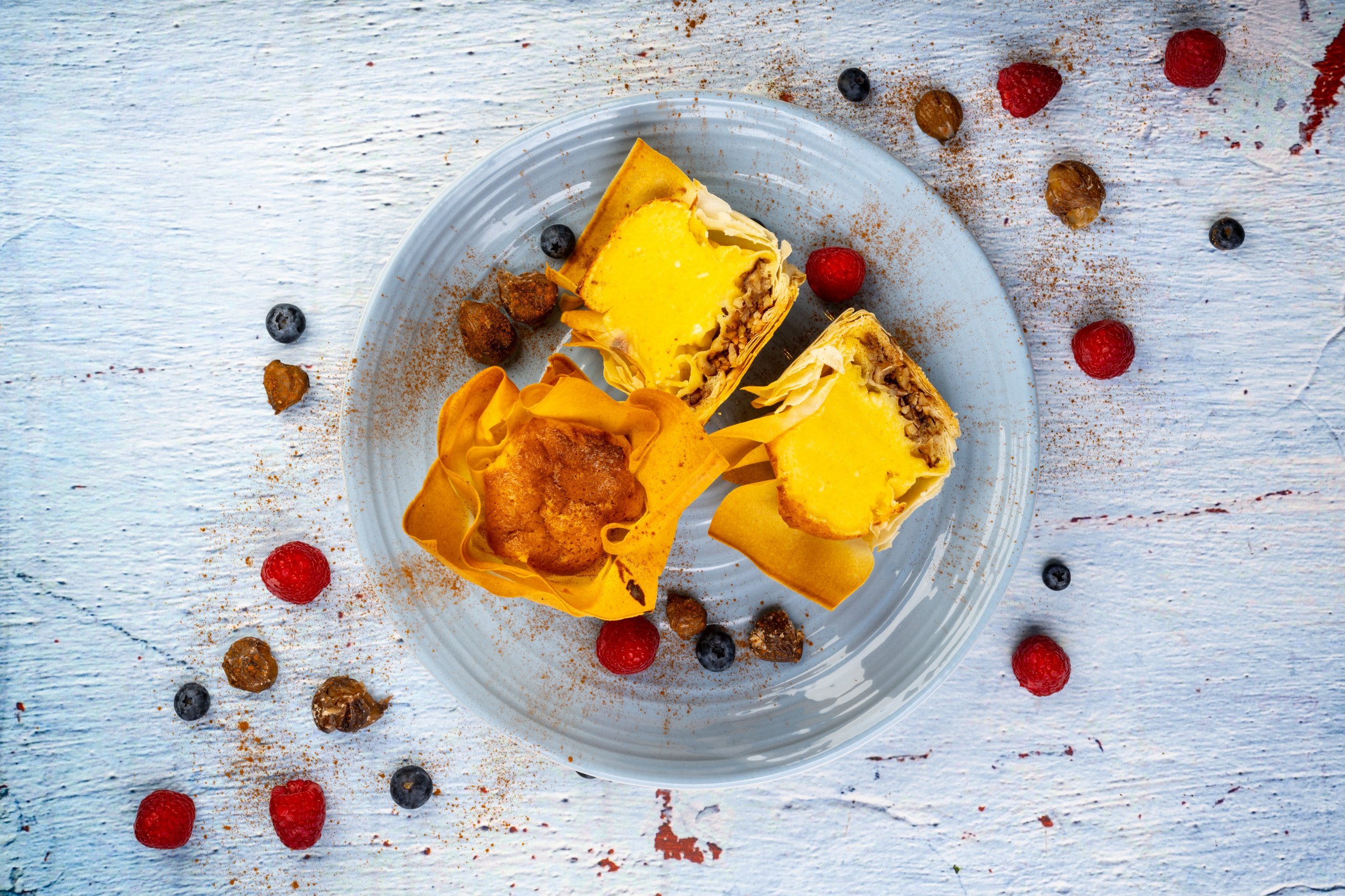 Baklava Cheese Cake Muffins