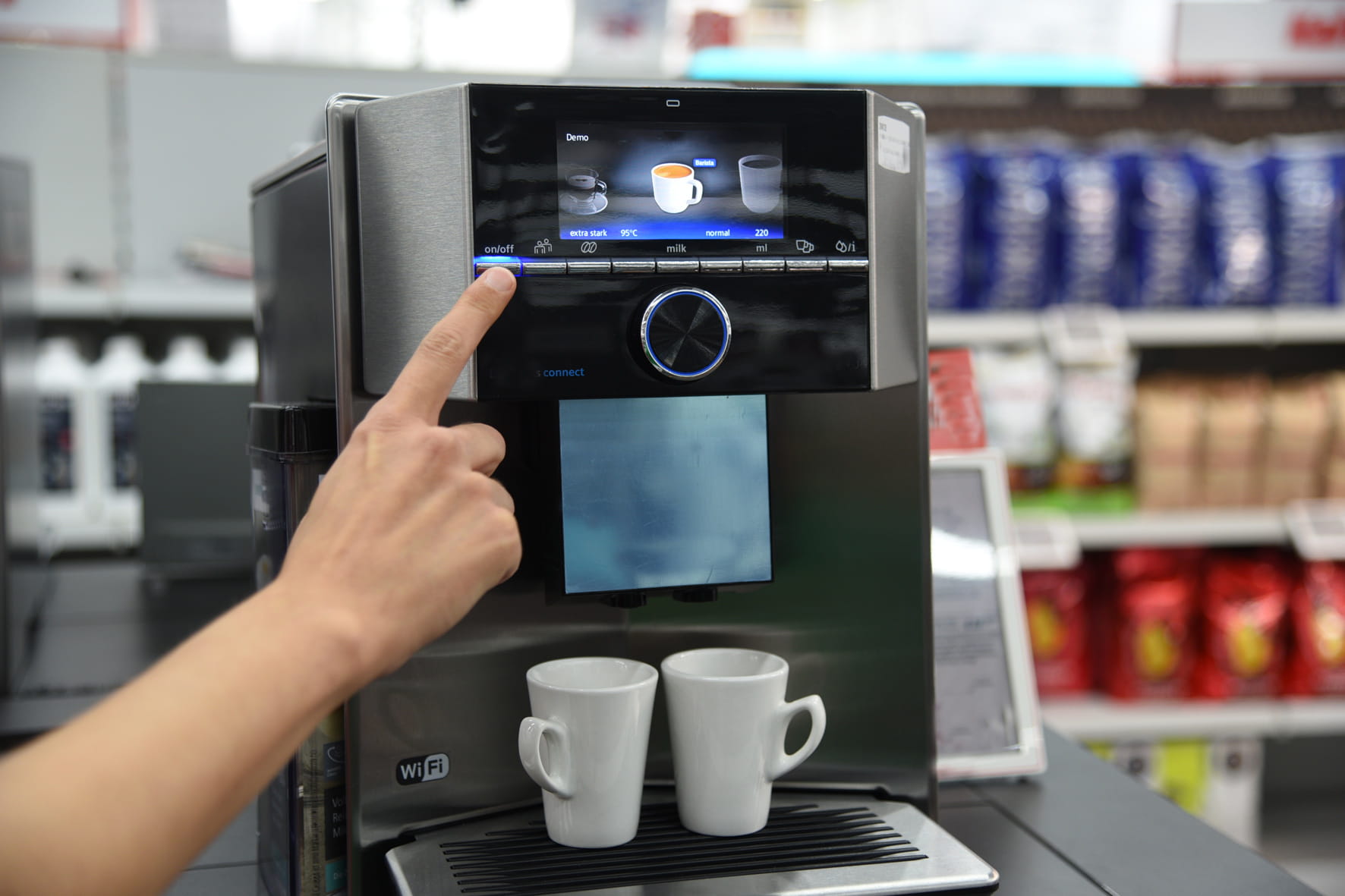 Die richtige Maschine für den Kaffeesachsen