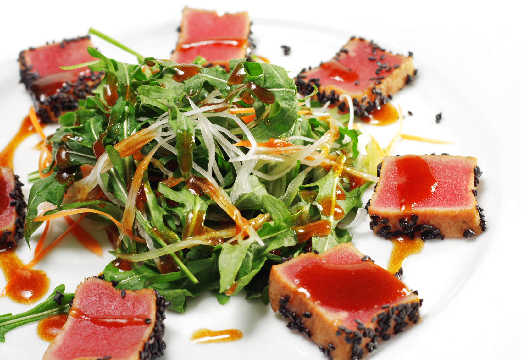 Thunfisch im Sesammantel