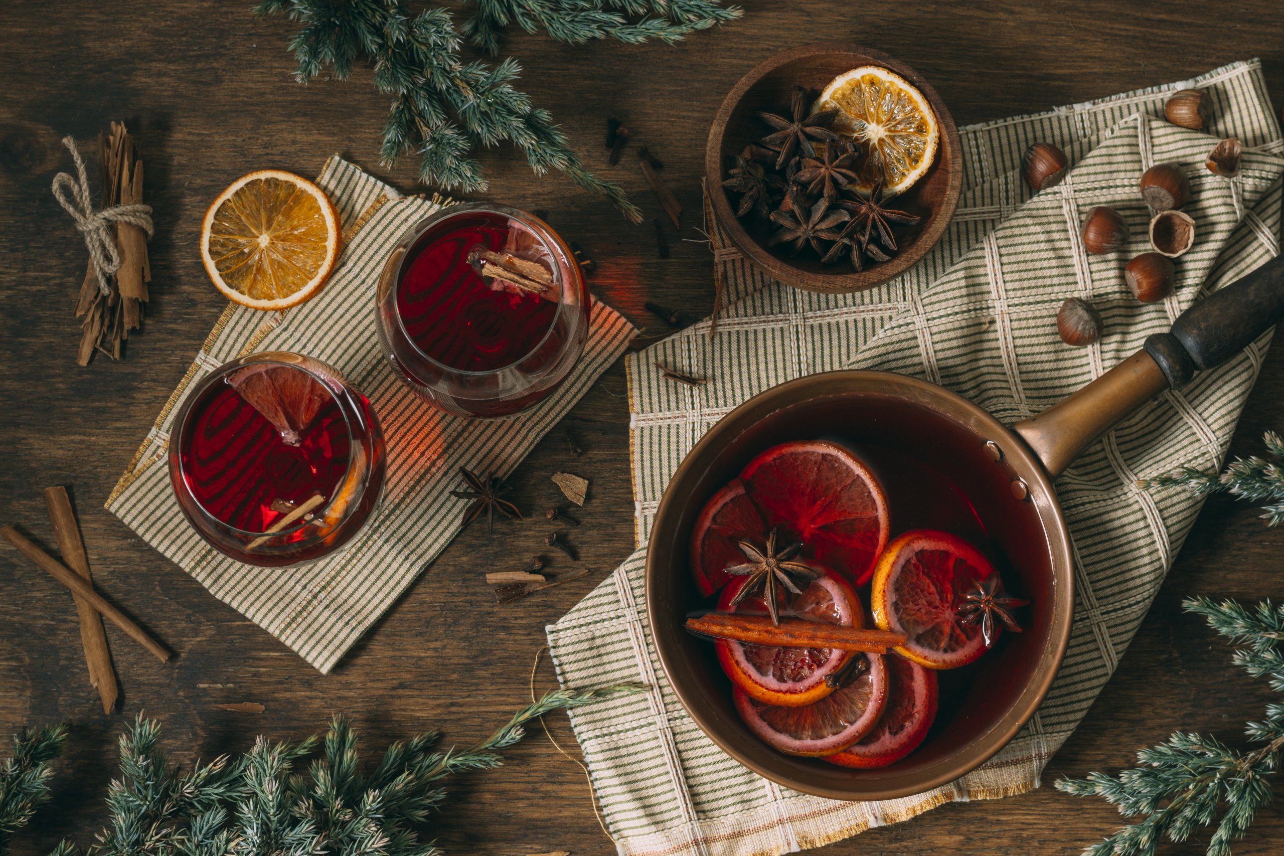 Rot oder Weiß? Winterpunsch von Bombastus