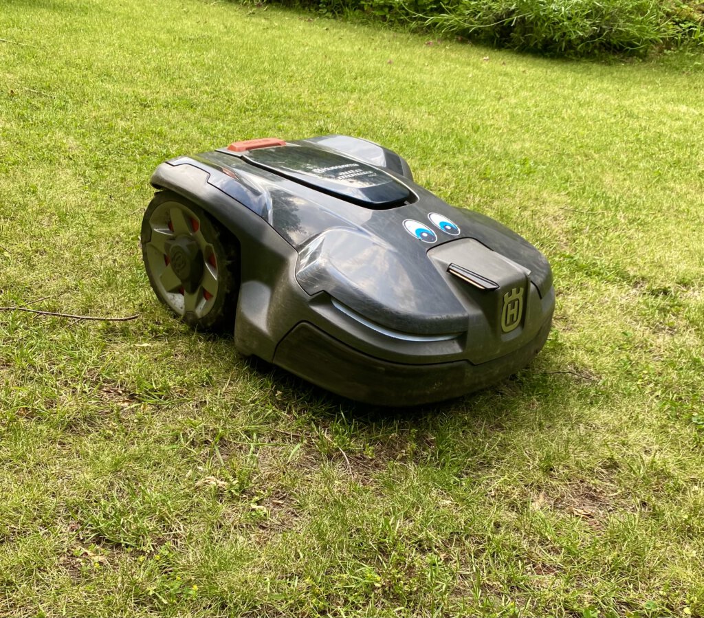 Ein Rasenrobotor kann das Wohnen im Alter deutlich erleichtern. Foto: Doreen Dietrich