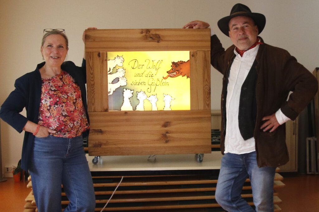 Kurbeltheater beim Westhangfest in Gorbitz