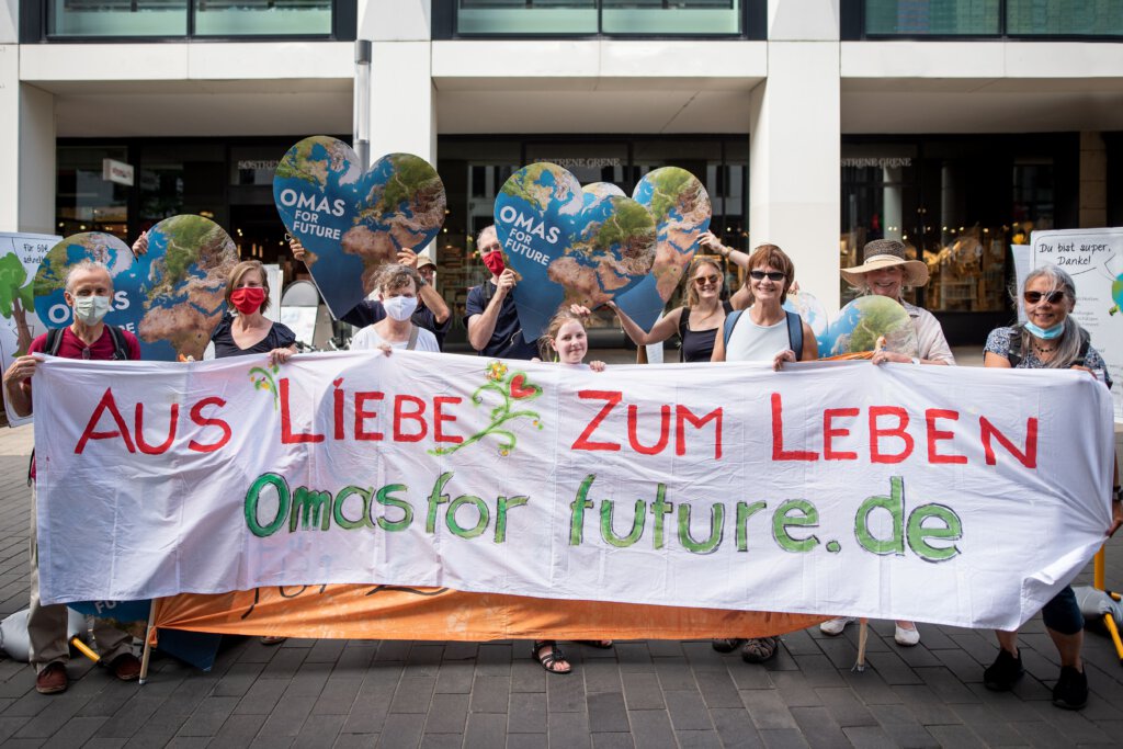 Omas for Future gehört zu den Projekten, die die Bagso vorstellt.
